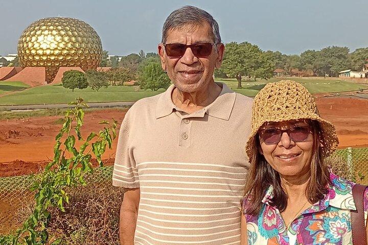 Pondi Marvels: Auroville & French Colony Tour from Trichy