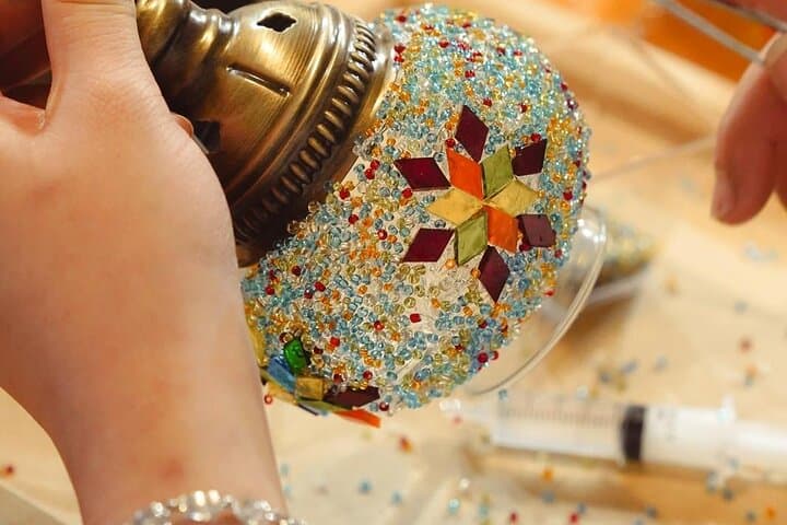 Istanbul Turkish Mosaic Lamp Workshop in Old Town - All Included