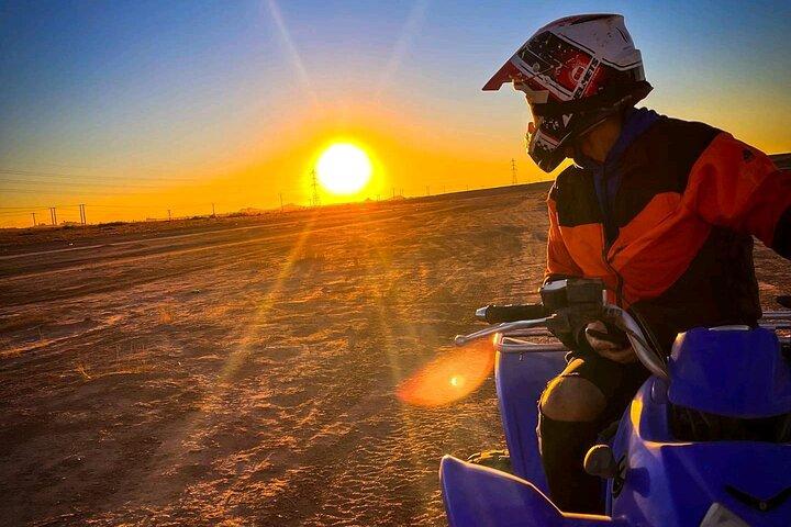 Balade en quad au désert de la palmeraie à Marrakech