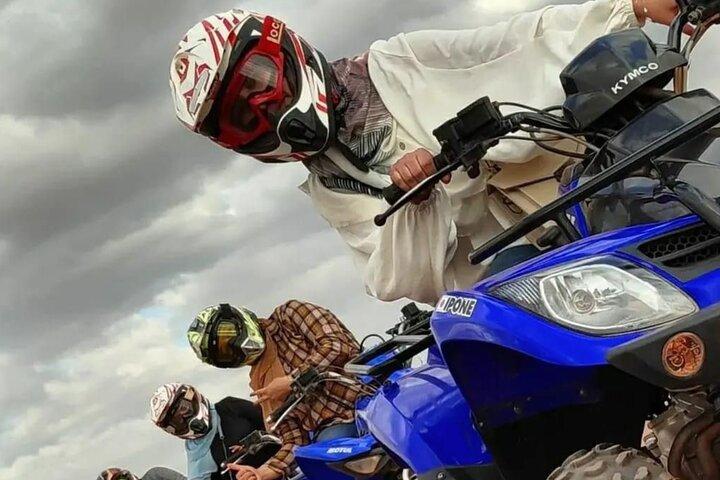 Balade en quad au désert de la palmeraie à Marrakech