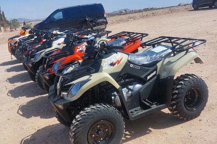 Balade en quad au désert de la palmeraie à Marrakech