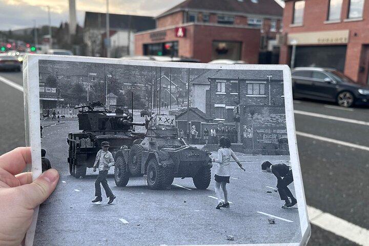 História do conflito de Belfast e terror 1 hora de tour de táxi preto