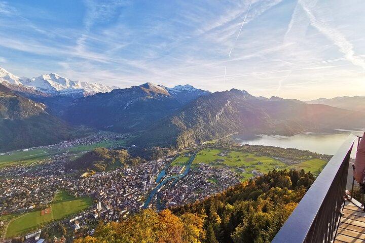 Vanaf Lausanne Interlaken en jetboottocht op het Brienzermeer