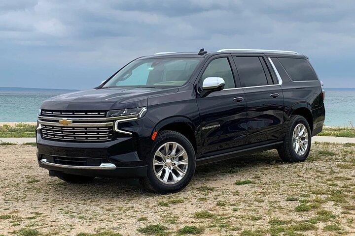 Transfert à l'arrivée : de l'aéroport de Mexico NLU au Mexique en SUV de luxe