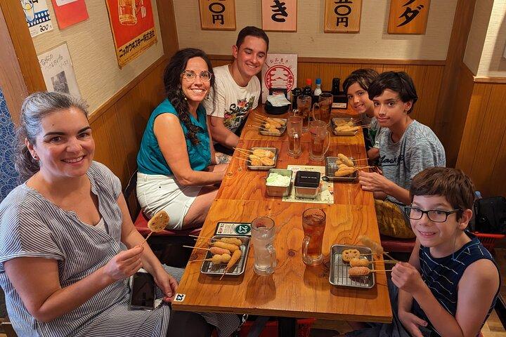 Heldags Nara E-cykeltur och Osaka History Food Tour
