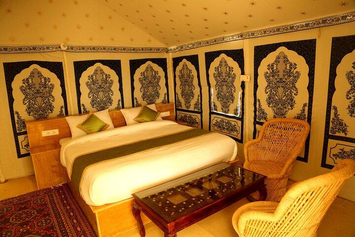 Luxuscamping mit Kulturprogramm in der Thar-Wüste von Jaisalmer