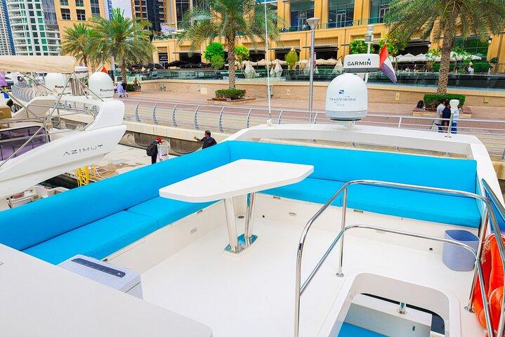 Privat Lyx Yacht Cruise runt Atlantis och Dubai Marina