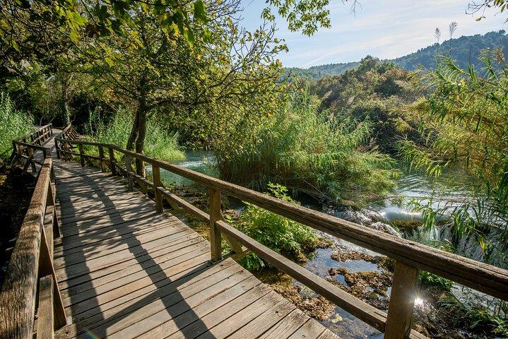 Krka-Wasserfälle - private Tour mit Šibenik ab Trogir & Okrug