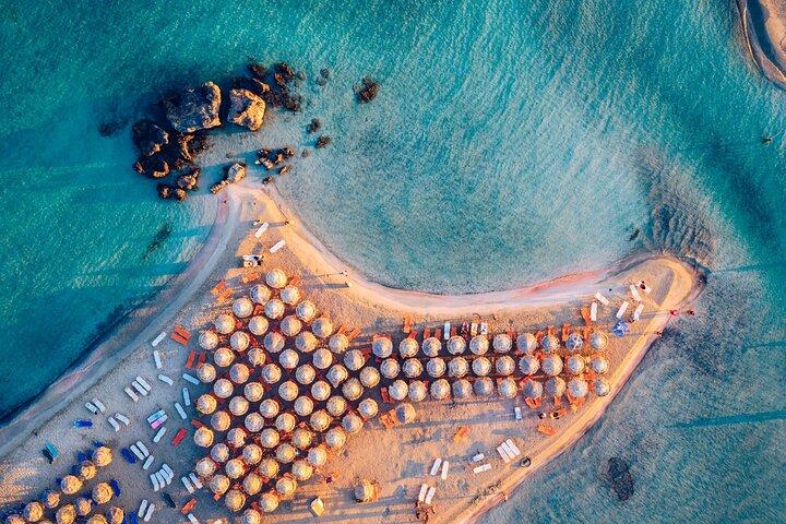 Elafonissi privat tur fra Rethymnon