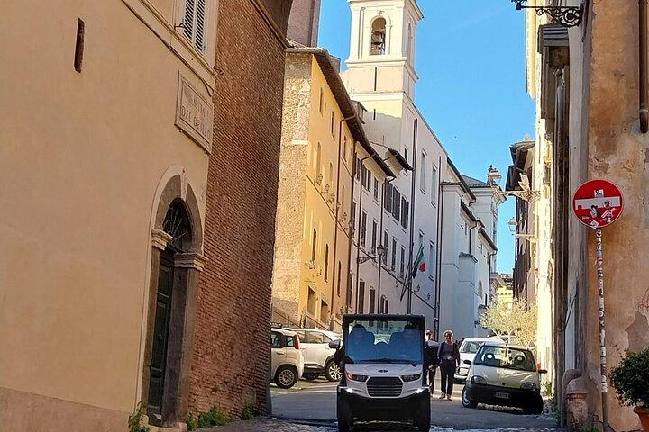 Tour privado de 3 horas Maravillas de Roma en coche de golf con recogida