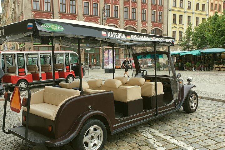 Wroclaw : visite en e-bus RETRO, 2h Gr. 3-7 personnes, guide anglais