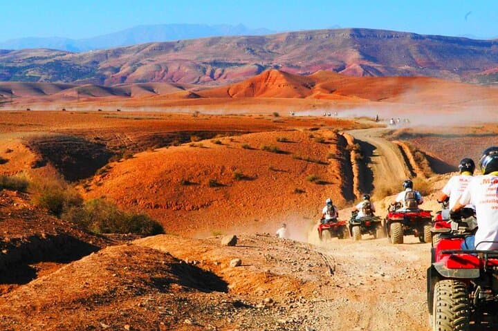 Marrakech: Magical Omnas Desert Dinner with Quad Bike & Camel,