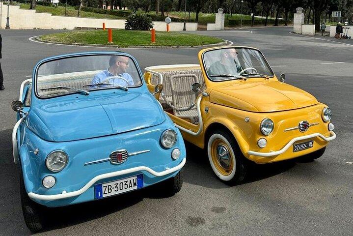 Recorrido privado de conducción eléctrica vintage de 3 horas por Roma