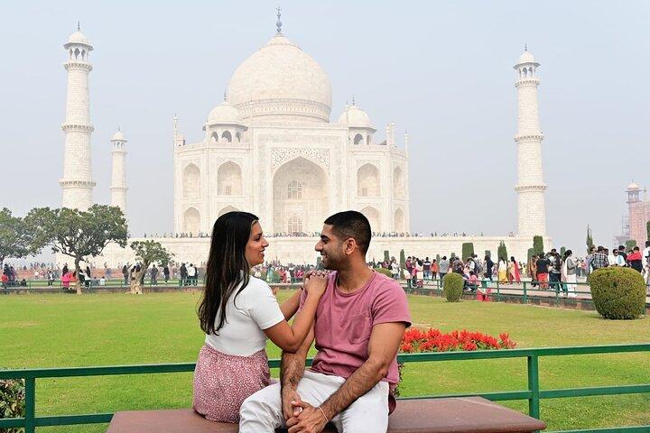Privat halvdags Taj Mahal Sunrise Tour fra Agra