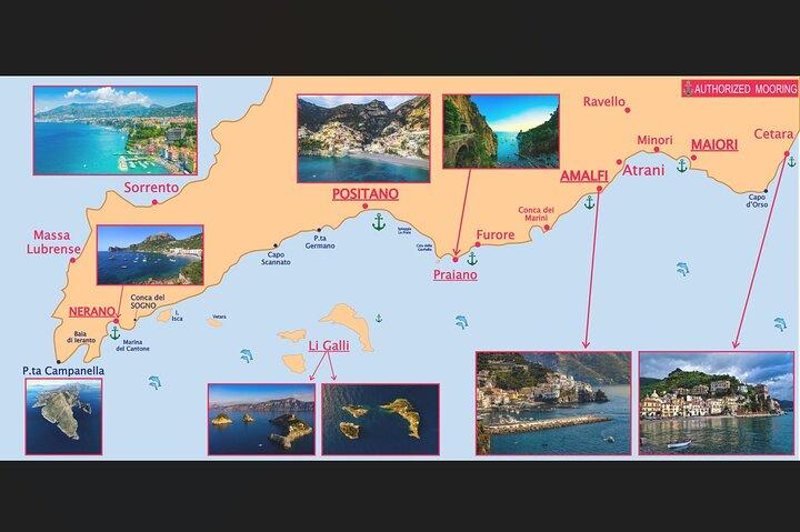 Amalfi Coast, Capri & Li Galli Islands BOAT EXCURSION