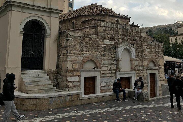 Atenas Plaka Área de los Dioses Smartphone APP Audio Tour a pie