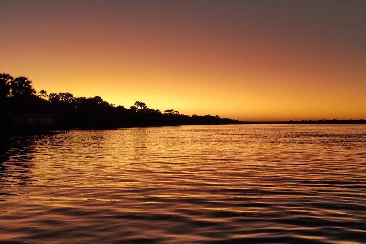 Luksus Sunset Boat Safari over Victoria Falls