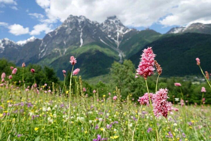 Montagne Causacus al maestoso SVANETI e MESTIA da Kutaisi