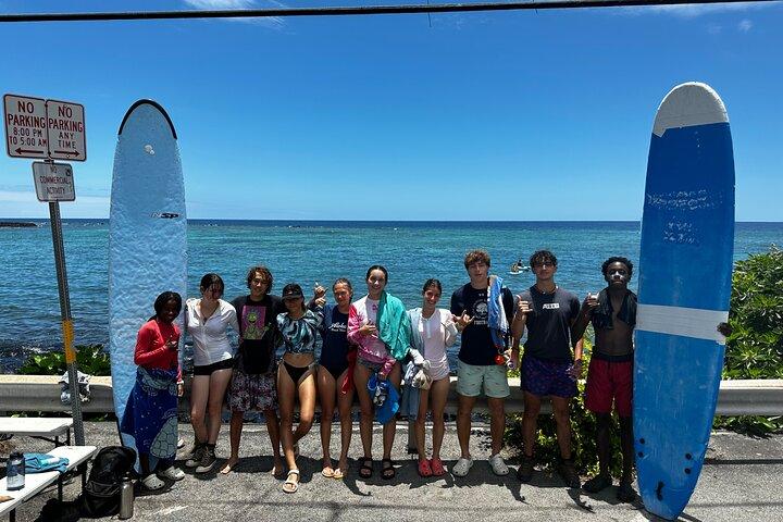 Premium lezioni di surf di gruppo- Le migliori lezioni di surf di Kona
