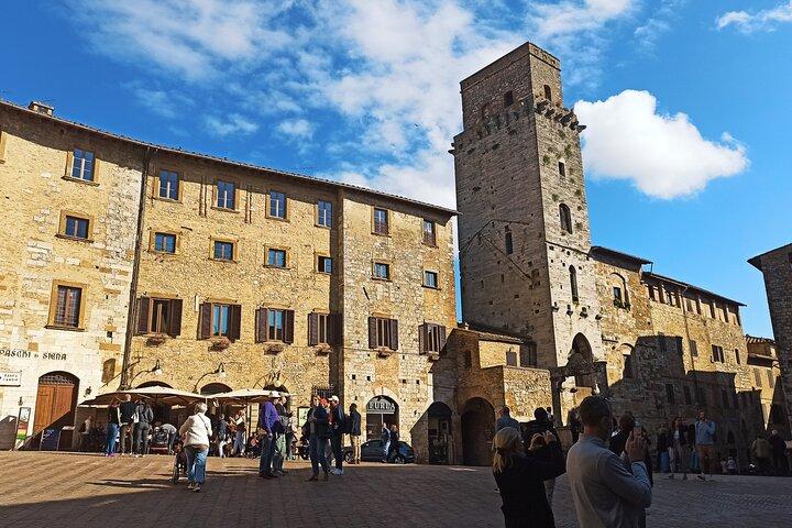 Ronde van San Gimignano en privéwijnervaring in Chianti