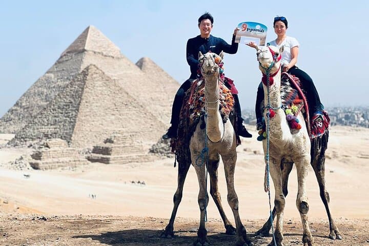 Half-Day Giza Pyramids & Sphinx with Camel/Quad Ride & Lunch