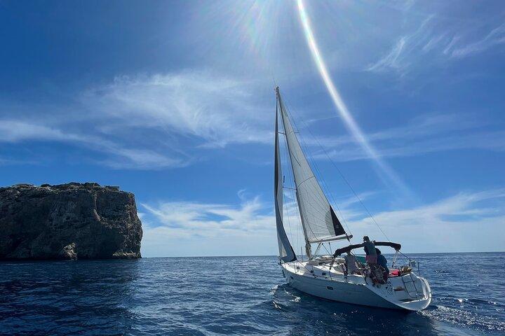 プライベート セーリング マヨルカ島西海岸半日 (ポート ダンドラッチ)