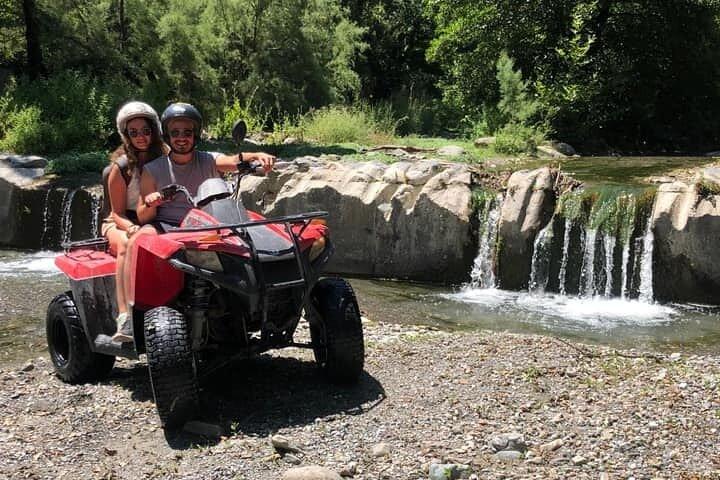 Adrenaline Tour Alcantara Gorges Quad and canyoning