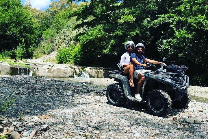 Adrenaline Tour Alcantara Gorges Quad and canyoning
