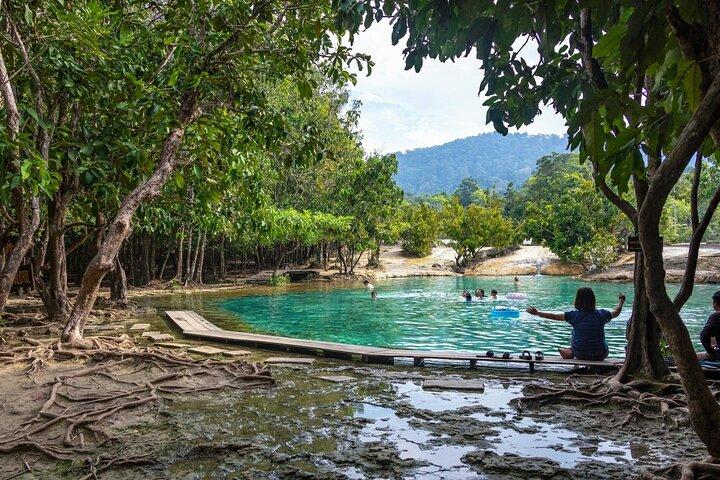 Heldags Krabi Jungle Tour med Hot Spring og Tiger Cave Temple
