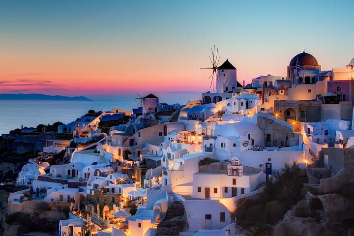 Santorini from Athens