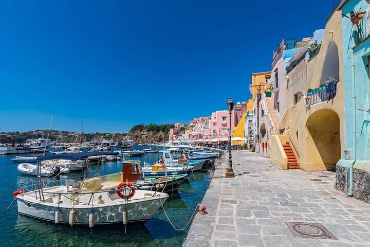Full Day Tour to Ischia and Procida by InflatableBoat From Naples