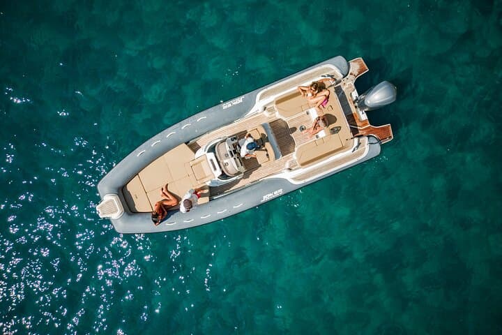 Full Day Capri & Sorrento by Inflatable Boat from Naples