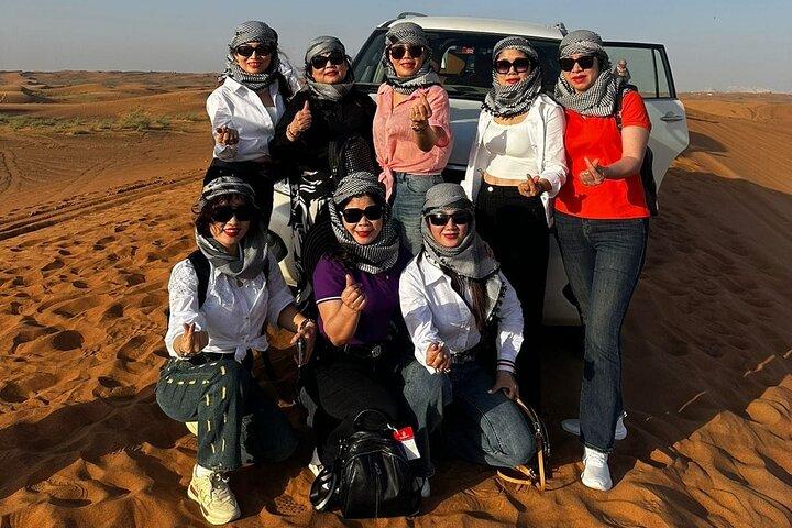 Dubai Morgen Wüste Safari Sand Boarding & Kamelfahrt (jeep)