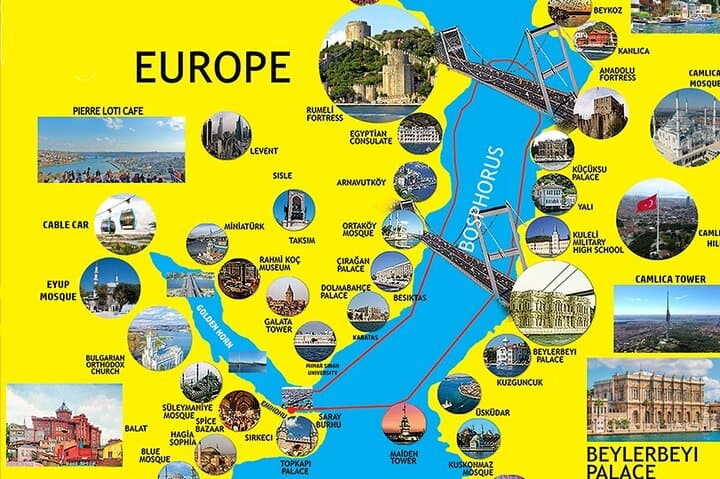 Bosphorus Sightseeing Cruise Tour with Audio Guide
