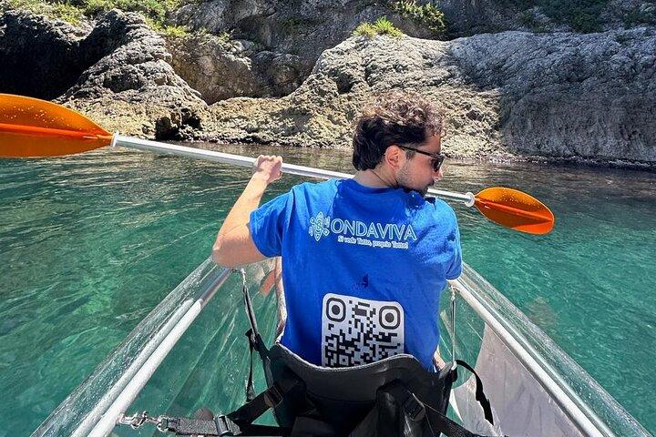 Tour in Kayak Trasparente Taormina Isola Bella