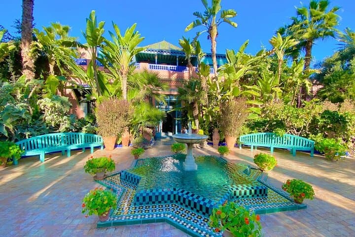 Majorelle Garden, St Laurent and Berber Museum Round Trip Ticket