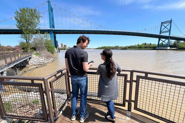 En självguidad ljudrundtur i hamnen i Toledo