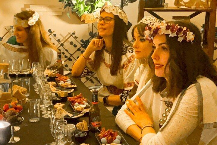 Weinprobe im antiken Rom im spanischen Cartagena