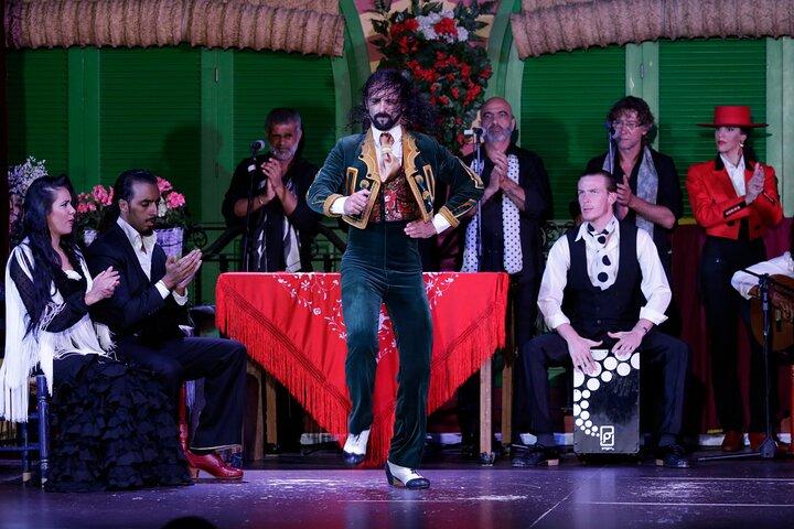Flamencoshow bij El Palacio Andaluz Toegangsbewijs in Sevilla