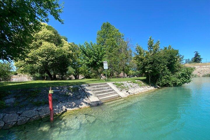 Sup expérience avec tour à Peschiera del Garda Lac de Garde