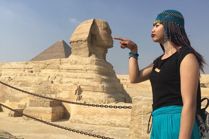 Escale au Caire - Pyramides de Gizeh, Sphinx, Grand Musée avec déjeuner