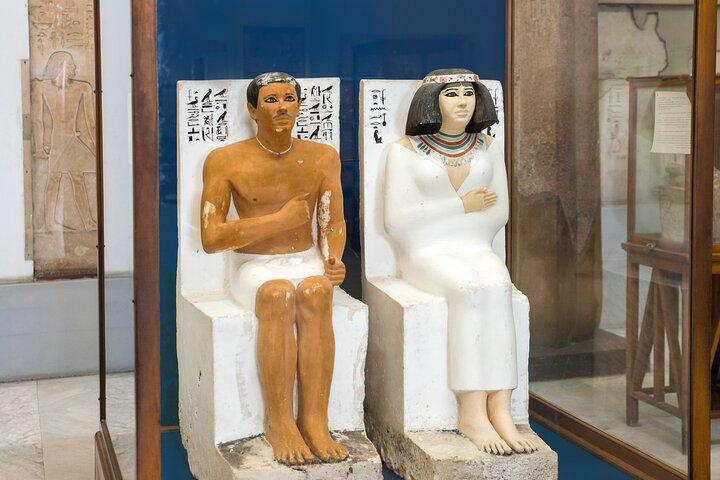 Privédagtocht door piramides, Egyptisch museum en Khalili Bazaar