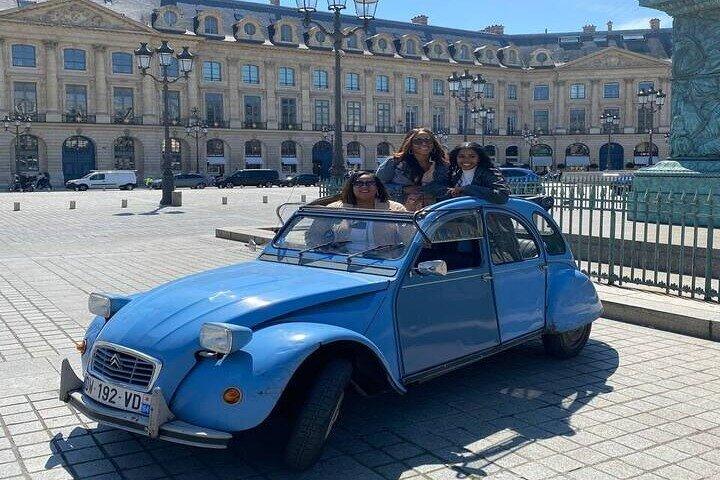 Bedste guidede sightseeingtur i Paris med fransk veteranbil