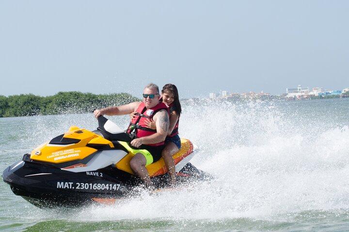 Laguna di Cancun: giro sul Wave Runner