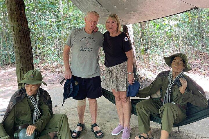 Superior CuChi Tunnel e Delta do Mekong Tour