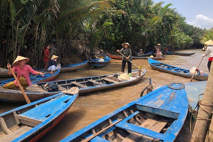 Avventura di 1 giorno nel delta del Mekong per piccoli gruppi