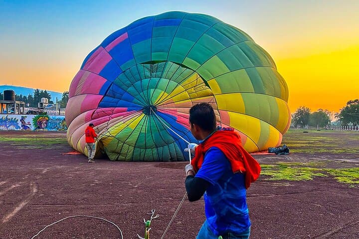 Balloon Flight with Teotihuacan & Guadalupe Shrine Full day Tour