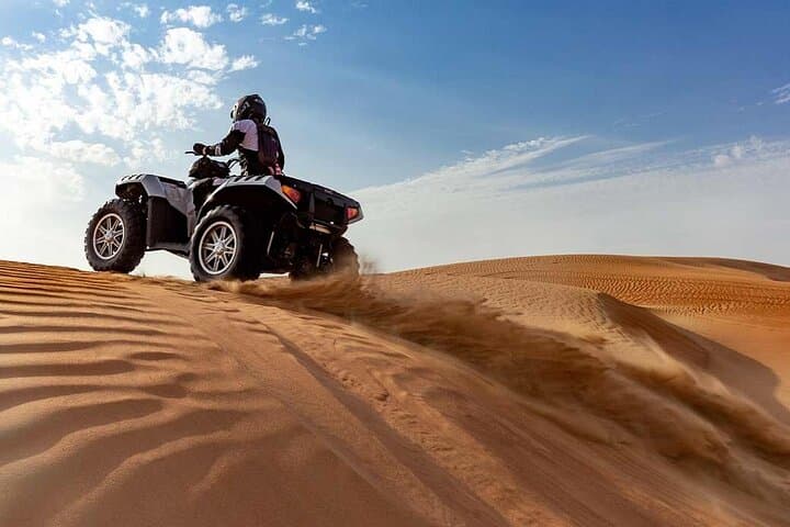 VIP Desert Safari With Quad Bike & Camel Ride, Dinner & Shows