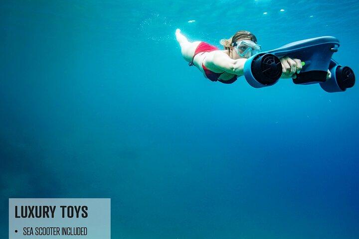 イビサ島のサンセットまたは午後のクルーズ
