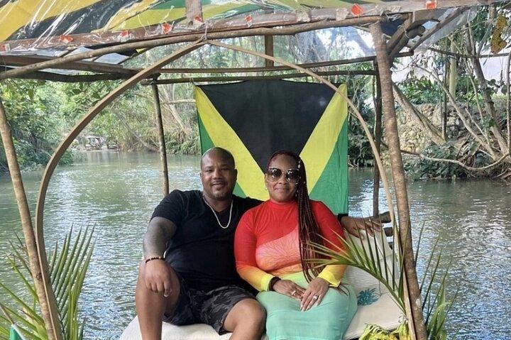 Bambus rafting og rideture i OchoRios Jamaica
